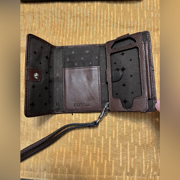 Vintage Fossil Wristwallet with CP case - Picture 2 of 2